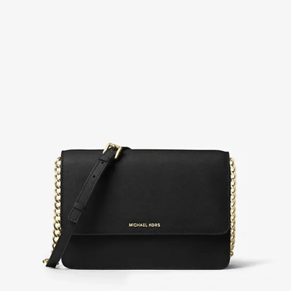 Michael Kors Black Daniela Large Crossbody - Picture 6 of 9